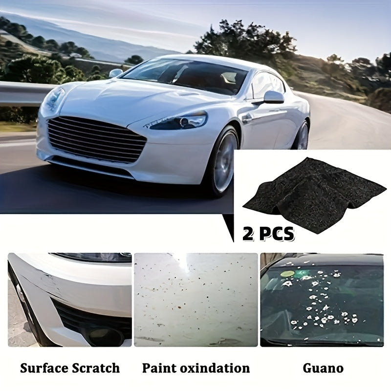 Nano Magic Cloth Car Scratch Remover Kit - Paint Scratch Repair & Polishing Cleaner for Auto Detailing, Fixes Minor Scratches & Swirl Marks, Safe for All Car Paint Colors, Portable Car Care Essential